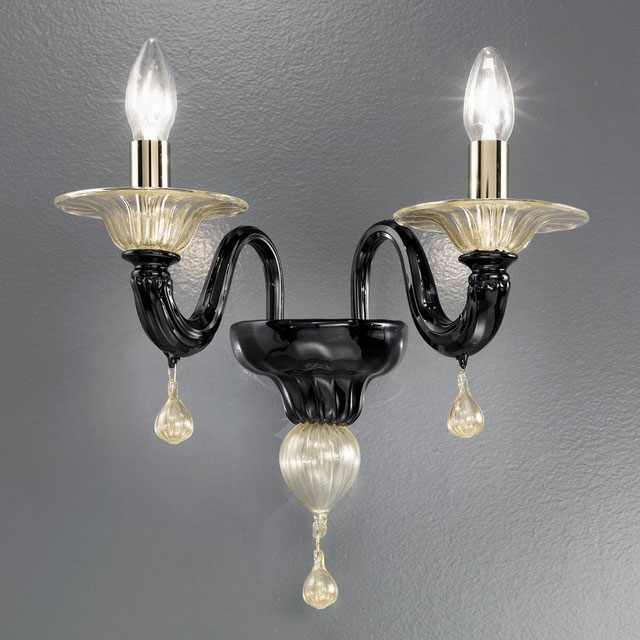 Cabiri Murano glass sconce