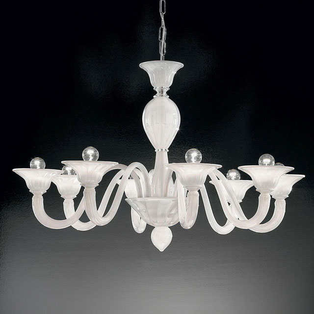 Ermes Murano glass chandelier