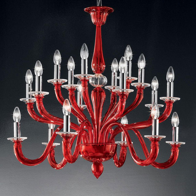 Leonte Murano glass chandelier