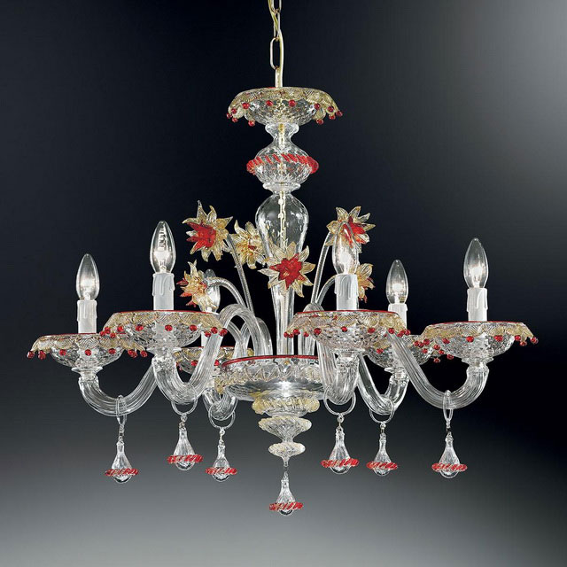 Florenza Murano glass chandelier