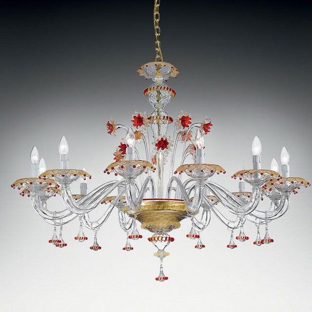 Florenza Murano glass chandelier