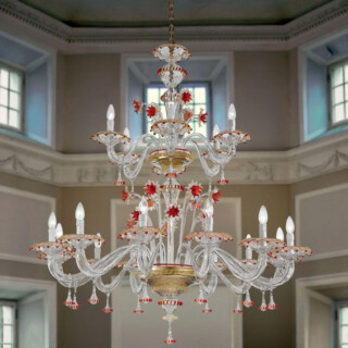 Florenza Murano glass chandelier