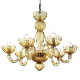 Redentore Murano glass chandelier
