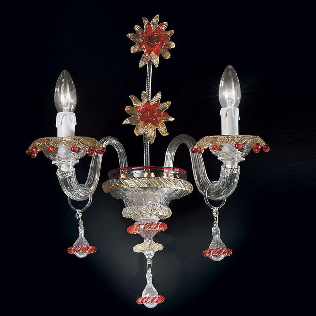 Florenza Murano glass sconce