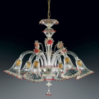 Rosalba Murano glass chandelier