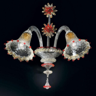 Rosalba Murano glass sconce