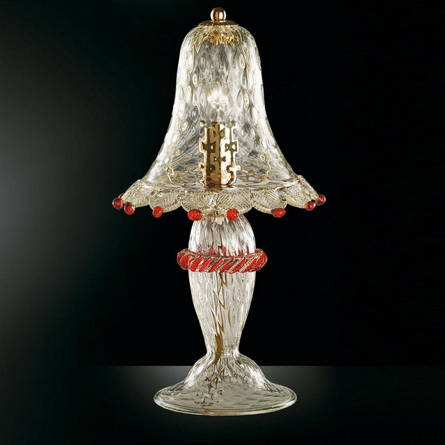 Rosalba Murano glass bedside lamp