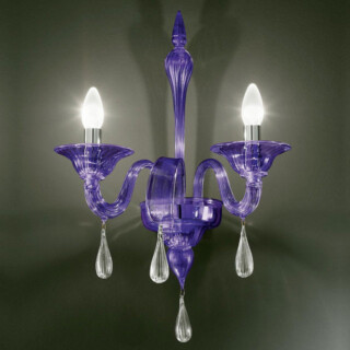 Olivia Murano glass sconce