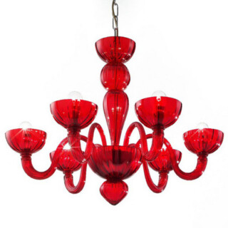 Redentore Murano glass chandelier