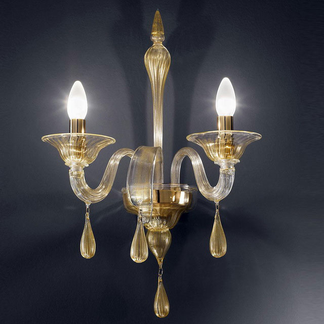 Olivia Murano glass sconce