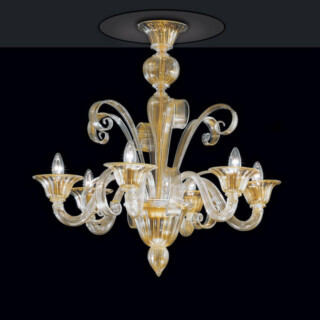 Rodrigo Murano glass chandelier