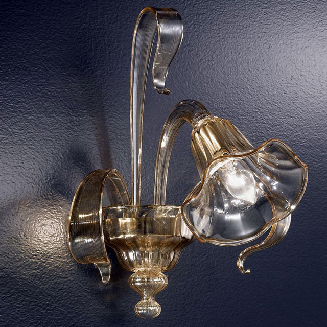 Cristoforo Murano glass sconce