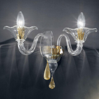 Prassede Murano glass sconce