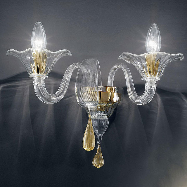 Prassede Murano glass sconce