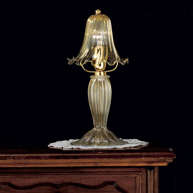 Giustiniano Murano glass bedside lamp