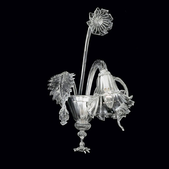 Lucrezia Murano glass sconce