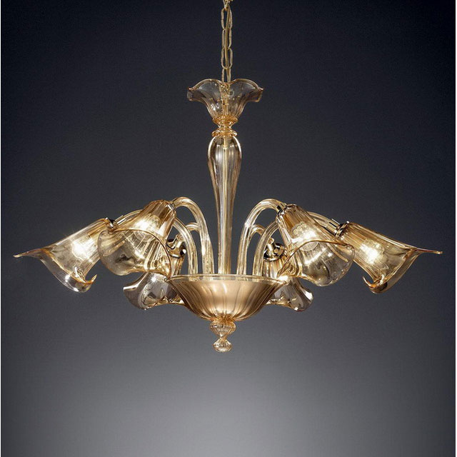 Corinne Murano glass chandelier