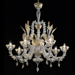 Orazio Murano glass chandelier