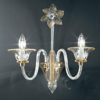 Alloro Murano glass sconce