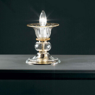 Alloro Murano glass bedside lamp