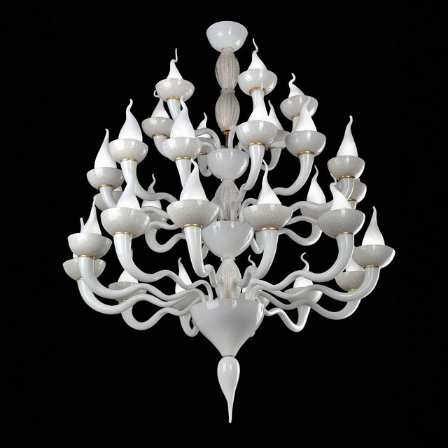 Vulcano Murano glass chandelier