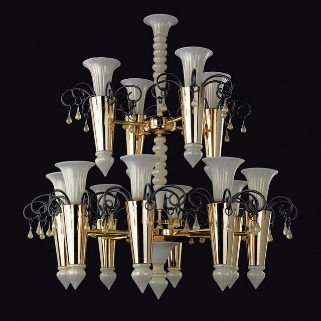Perseo Murano glass chandelier