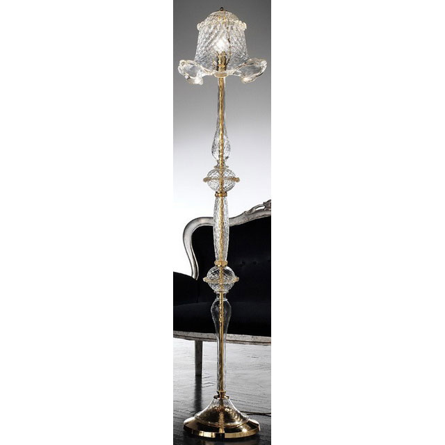 Canal Grande 1 light Murano floor lamp
