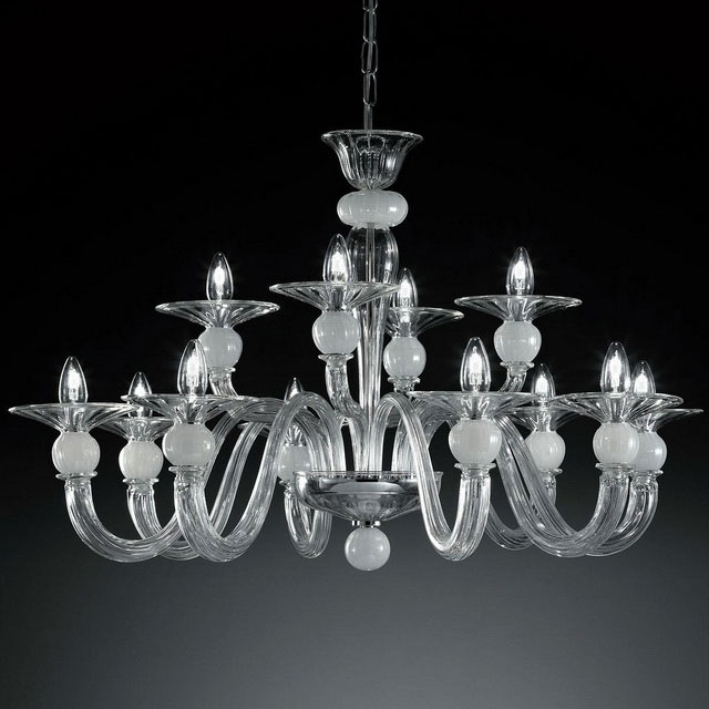 Wolfgang Murano glass chandelier