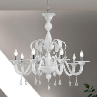 Olivia Murano glass chandelier