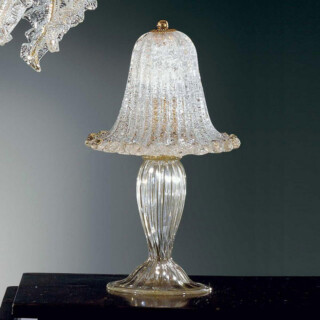 Elise Murano glass bedside lamp