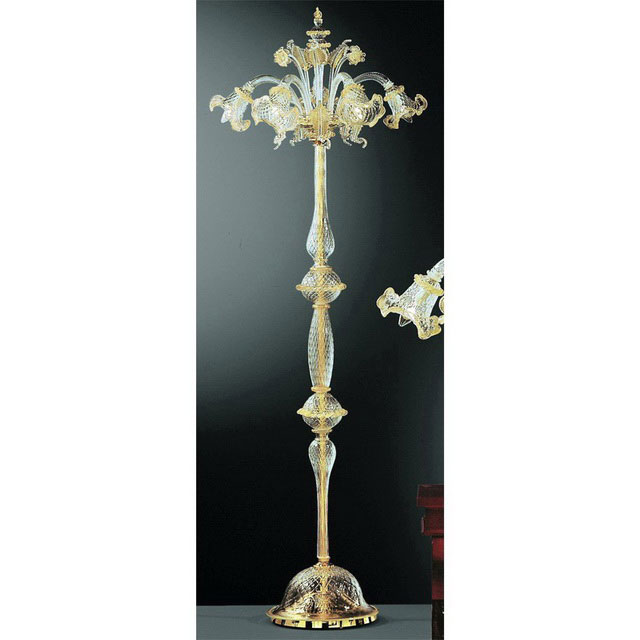 Canal Grande 5 lights Murano floor lamp