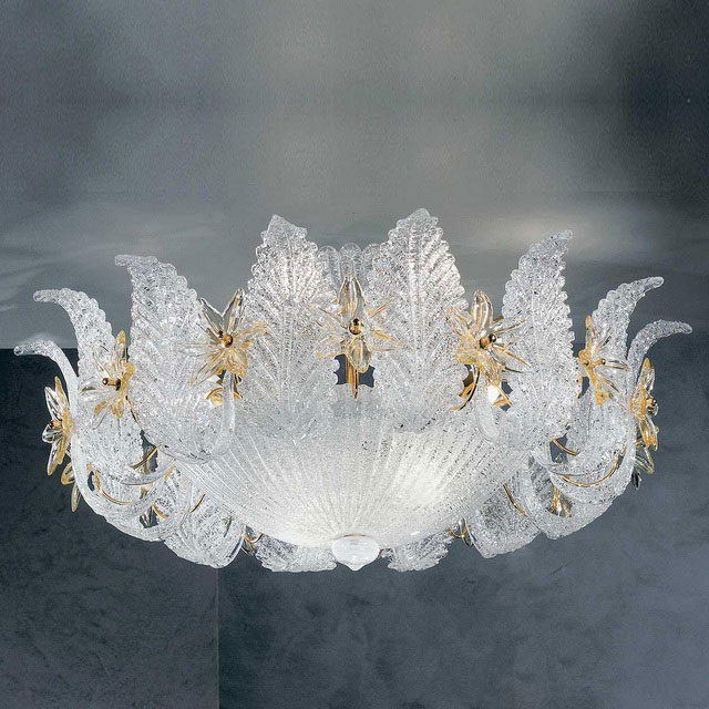 Fiordaliso Murano glass ceiling light