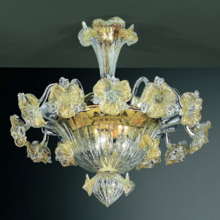 Tiepolo Murano glass ceiling light