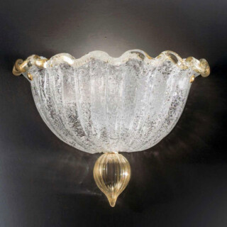 Conchiglia Murano glass sconce