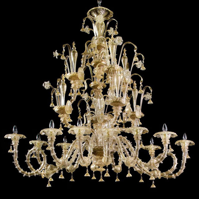 Magnifico Murano chandelier - oval shape