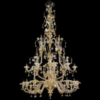 Magnifico 4 tier Murano glass chandelier