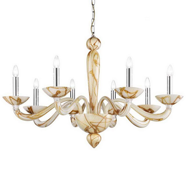 Semplice Murano glass chandelier