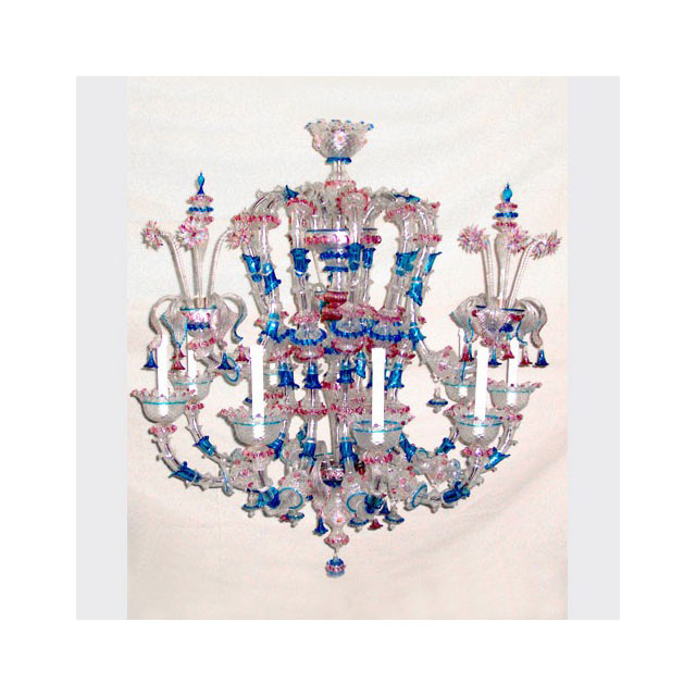 Piovra Murano glass chandelier