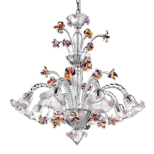 Carnevale Murano glass chandelier