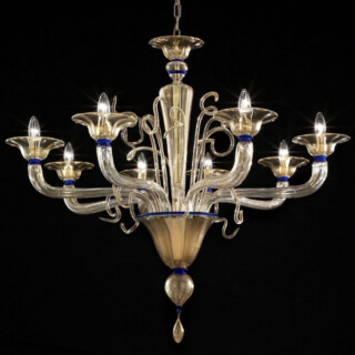 Cannaregio Murano glass chandelier