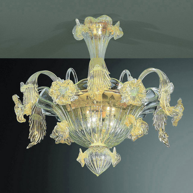 Flora Murano glass ceiling light