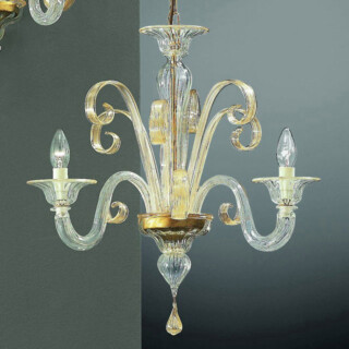 Goldoni Murano glass chandelier