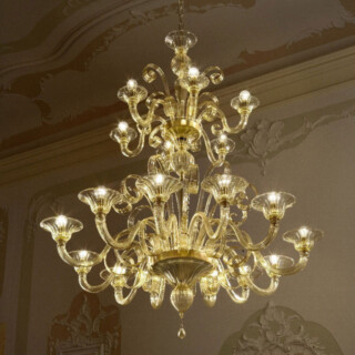 Goldoni Murano glass chandelier