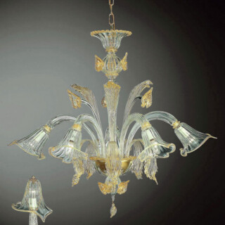 Laguna Murano glass chandelier