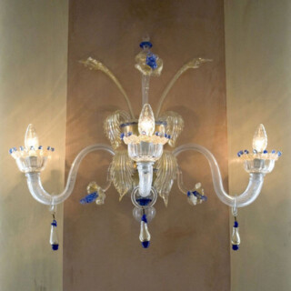 Allegro Murano glass sconce