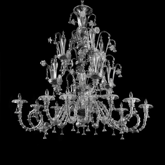 Magnifico Murano chandelier - oval shape