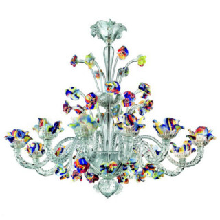 Cristallo Murano glass chandelier